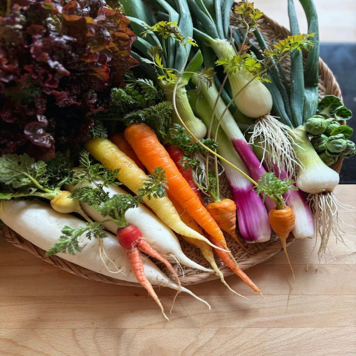 Củ và rau củ tươi